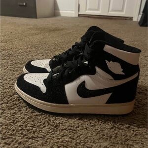 Nike High-Top Sneakers in Black and White